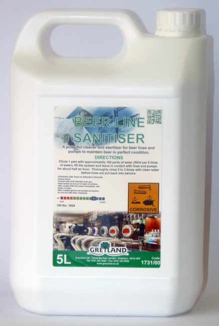 Beer Line Sanitiser 5ltr